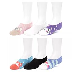 Комплект из 6 носков с подкладкой Critter для девочек SO SO