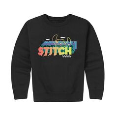 Флисовый пуловер с узором 90-х годов Disney&apos;s Lilo &amp; Stitch для мальчиков 8–20 лет Disney