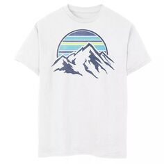 Модная футболка с карманом и рисунком Sunset Mountain Range для мальчиков 8–20 лет Licensed Character