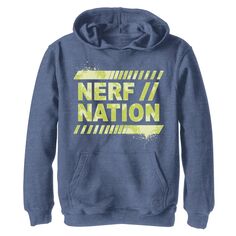 Толстовка с неоновыми брызгами для мальчиков 8–20 лет Nerf Nation Nerf