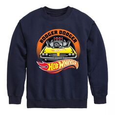 Флисовая куртка Hot Wheels Rodger Dodger Crew для мальчиков 8–20 лет Licensed Character, синий