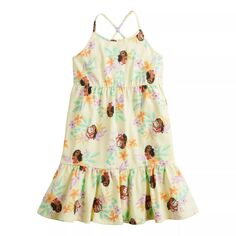 Многоярусное платье-комбинация Disney&apos;s Moana для девочек 4–12 лет от Jumping Jeans Disney/Jumping Beans