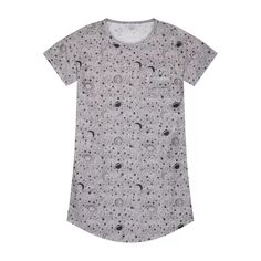 Серая пижамная рубашка для сна Sleep On It для девочек с соответствующей маской для сна Sleep on it