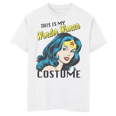 Костюм DC Comics «Это моя чудо-женщина» для мальчиков 8–20 лет, футболка с надписью и графикой Licensed Character