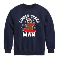 Рождественский свитшот Ginger Shred Man для мальчиков 8–20 лет Licensed Character