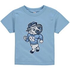 Синяя футболка с большим логотипом для малышей Carolina North Carolina Tar Heels Unbranded
