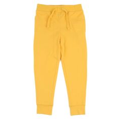 Детские брюки Leveret на шнурке, классические однотонные Leveret, желтый