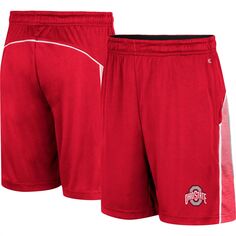 Молодежные шорты Colosseum Scarlet Ohio State Buckeyes Max Colosseum