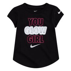 Футболка Nike &quot;You Glow Girl&quot; с рисунком для малышей и девочек Nike