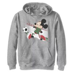 Флисовая футболка с рисунком «Микки Маус и друзья» Disney для мальчиков 8–20 лет, Мексика, футбол Disney