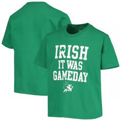 Зеленая футболка с логотипом Youth Fanatics San Jose Sharks Irish It Was Gameday Fanatics