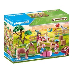 Конструктор Playmobil 70997 Детский день рождения на пони-ферме
