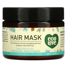 Маска Eco Love для волос, макадамия / ши / аргана, 350 мл