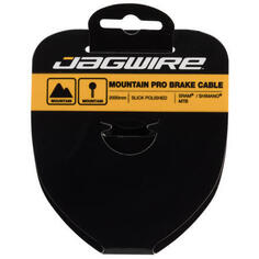 Тормозной трос Pro MTB Pro полированный JAGWIRE, серебристый / черный хаки / черный хаки