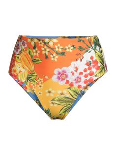 Двусторонние плавки бикини с принтом Verano Road Alicia Agua Bendita, разноцветный