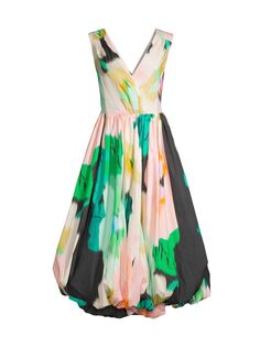 Платье-миди с пышным подолом и цветочным принтом Hope for Flowers, разноцветный