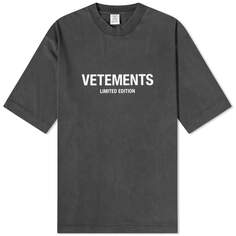 Футболка VETEMENTS Logo Tee