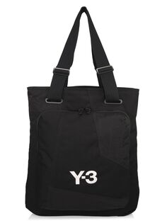 Большая сумка с логотипом Y-3, черный