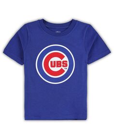 Футболка с основным логотипом Royal Chicago Cubs Team Crew для мальчиков и девочек для малышей Outerstuff