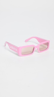 Солнцезащитные очки Dolce &amp; Gabbana Narrow Rectangle, розовый