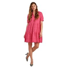 Короткое платье Yas Holi Short Sleeve, розовый Y.A.S