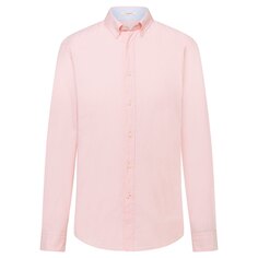 Рубашка с длинным рукавом Hackett Super Oxford, розовый