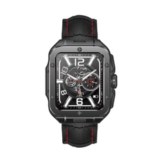 Умные часы Swiss Military Alps 2, (SM-Alps2-GMFrame-BKSiliconSt), 1.85&quot;, Bluetooth, темно-серый