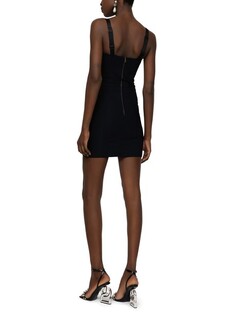 Платье-комбинация корсетного типа Dolce &amp; Gabbana, черный