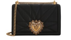 Большая сумка Devotion из кожи наппа. Dolce &amp; Gabbana, черный