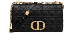 Большая сумка Dior Caro Dior, темно-серый