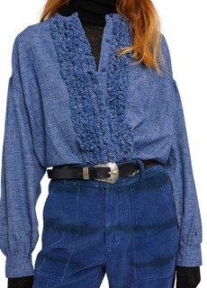 Рубашка Maggi с длинными рукавами Laurence Bras, синий