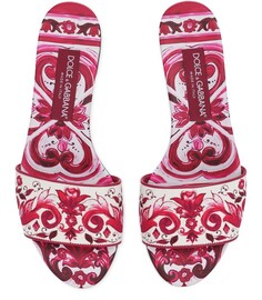 Сандалии из парусины с принтом Dolce &amp; Gabbana