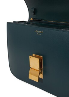 Средняя классическая сумка в коробке из теленка Celine