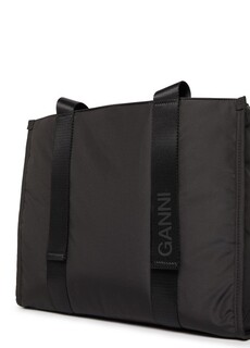 Средняя сумка-тоут Ganni, черный