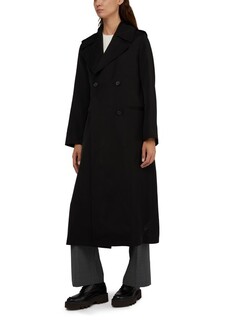 Длинное жидкое пальто Toteme, черный