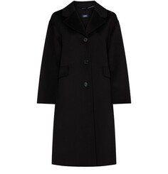 Длинное шерстяное кашемировое пальто James S Max Mara, черный