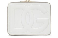 Сумка для фотоаппарата с логотипом DG из телячьей кожи среднего размера Dolce &amp; Gabbana