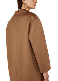 Длинное шерстяное кашемировое пальто James S Max Mara