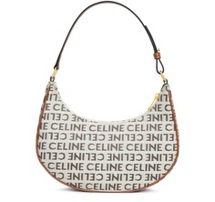 Текстильная сумка Ava с логотипом Celine по всей поверхности. Celine
