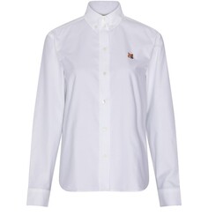 Классическая рубашка Institutional Fox Maison Kitsune, белый