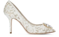 Туфли из кружева Taormina с кристаллами. Dolce &amp; Gabbana