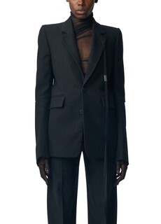 Узкая куртка стандартного кроя Rachele Ann Demeulemeester, черный