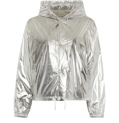 Укороченная спортивная куртка из нейлона Celine, серебряный