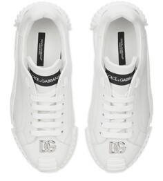 Кроссовки NS1 из телячьей кожи с логотипом DG Dolce &amp; Gabbana, белый