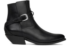 Круизные ботинки Jodphur Boot из телячьей кожи Celine, черный