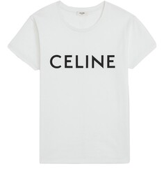Хлопковая футболка Celine Celine