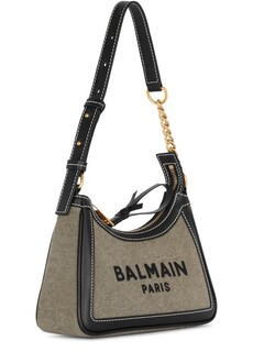 Холщовая сумка B-Army с кожаными вставками Balmain