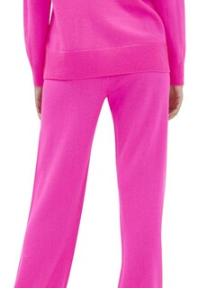 Широкие спортивные брюки из шерсти и кашемира Chinti &amp; Parker, ярко-розовый