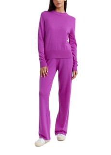 Широкие спортивные брюки из шерсти и кашемира Chinti &amp; Parker, ярко-фиолетовый