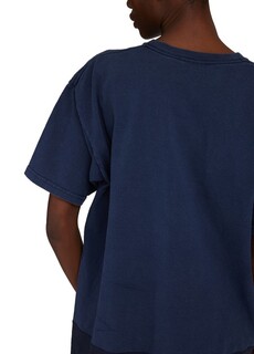 Эксклюзивное платье-футболка с репринтом Conner Ives, синий